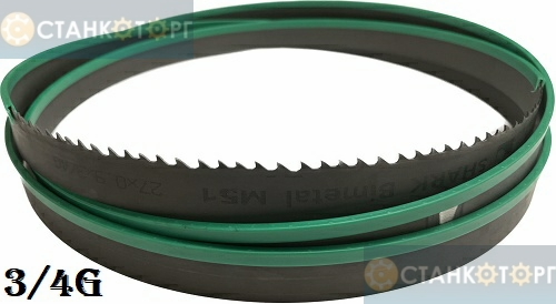 Ленточная пила SHARKMETAL Bimetal M51 27x0.9x3/4Gx3305 мм