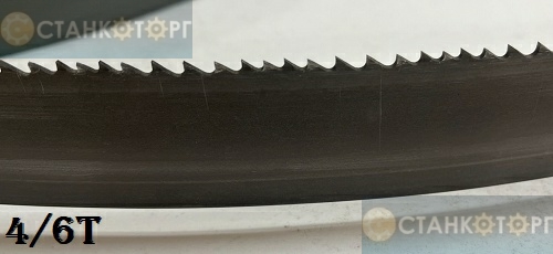 Ленточная пила Sharkmetal Bimetal M51 41x1.3x4/6Tx8100 мм