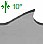 Форма зуба ленточной пилы Honsberg Spectra - угол 10°